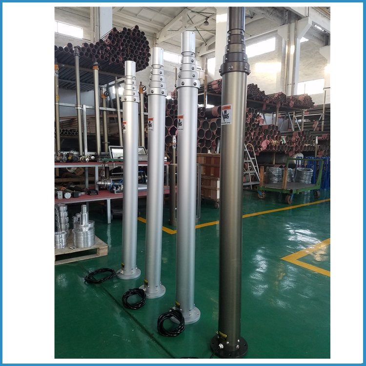 4m 9m 10m 11m 20feet 30feet 55feet Heavy Duty Mobile Tower Tailor-Making Telescoping Pole Antenna Mast